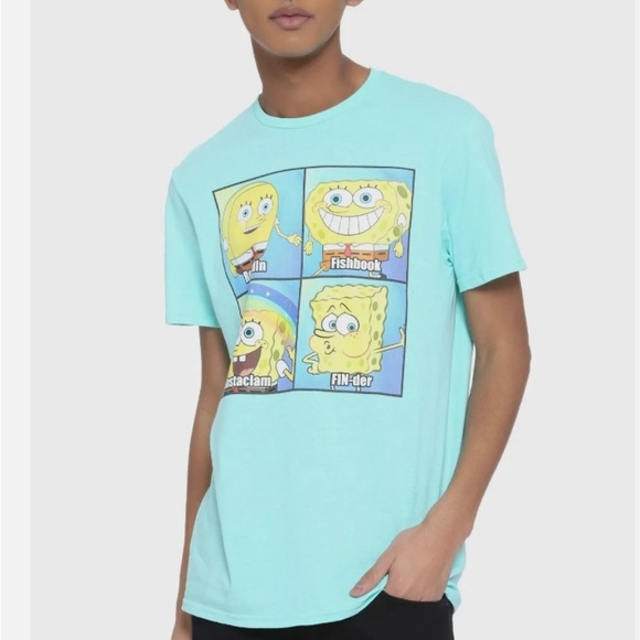 Spongebob Squarepants Social Media Challenge Shirt - Picture 5 of 6